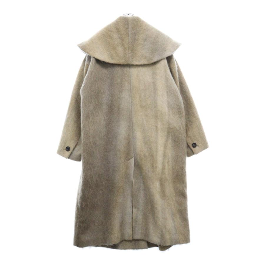 IRENE アイレネ Flow Dyeing Shaggy Coat ビックカラー ウールモヘヤ 