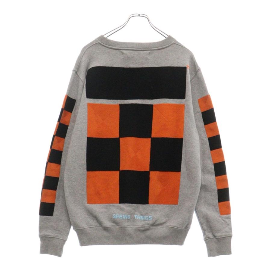 オフホワイトSEEING THINGS トレーナーXXL