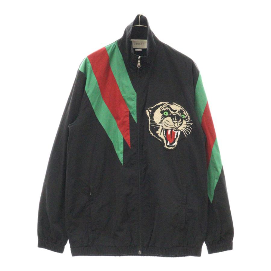 GUCCI グッチ 19AW パンサー刺繍 ウェブインターシャ オーバーサイズ  