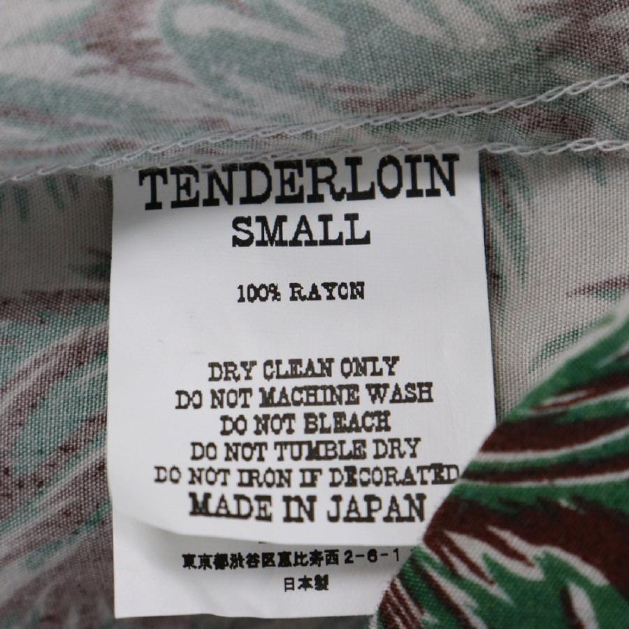 TENDERLOIN テンダーロイン 15SS RAYON WOLF SHT レーヨン TENDERLOIN テンダーロイン 15SS RAYON WOLF SHT レーヨン