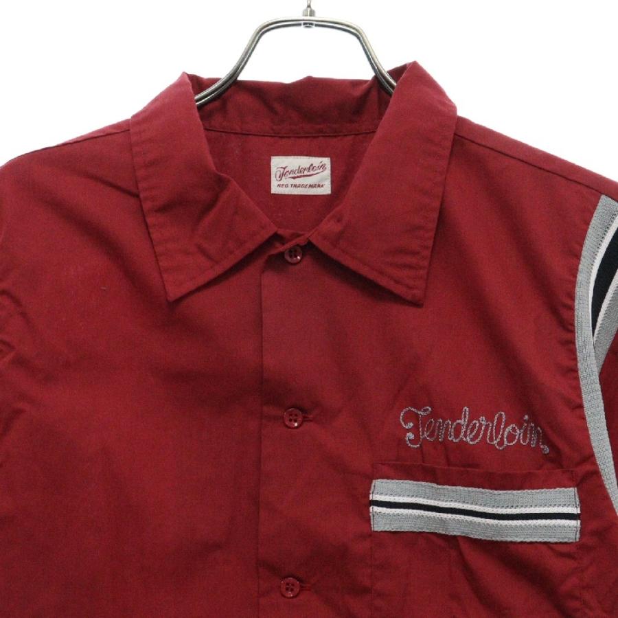 TENDERLOIN テンダーロイン T-BOWLS SHT S/S BURGUNDY ボーリング 半袖 
