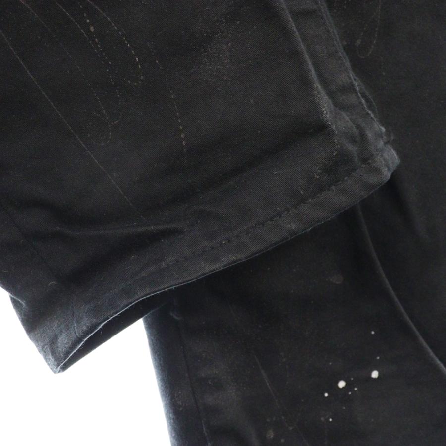 Dior HOMME DIOR ディオール ペイント加工ボタンフライスリム