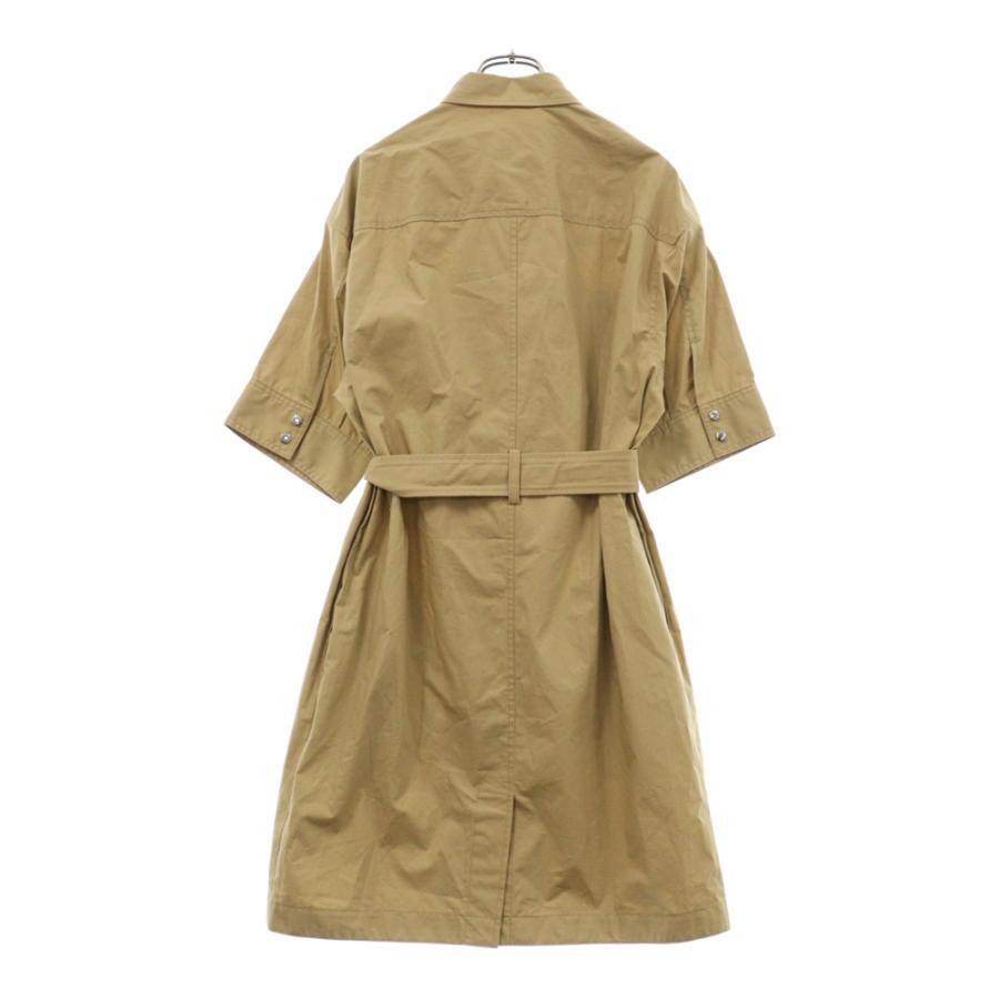 COACH コーチ SAFARI SHIRT DRESS フロントロゴモチーフ サファリ 半袖 