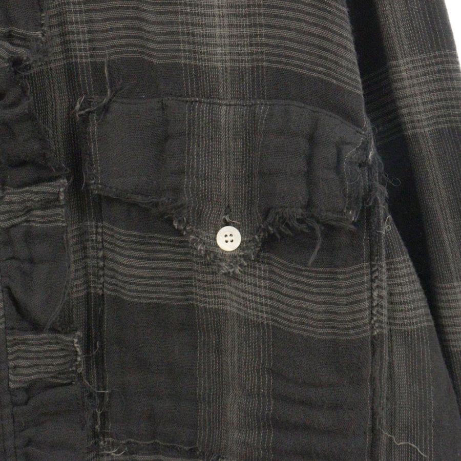 DAIRIKU（ダイリク） 21AW Triple Gauze Frill Check Shirt トリプル