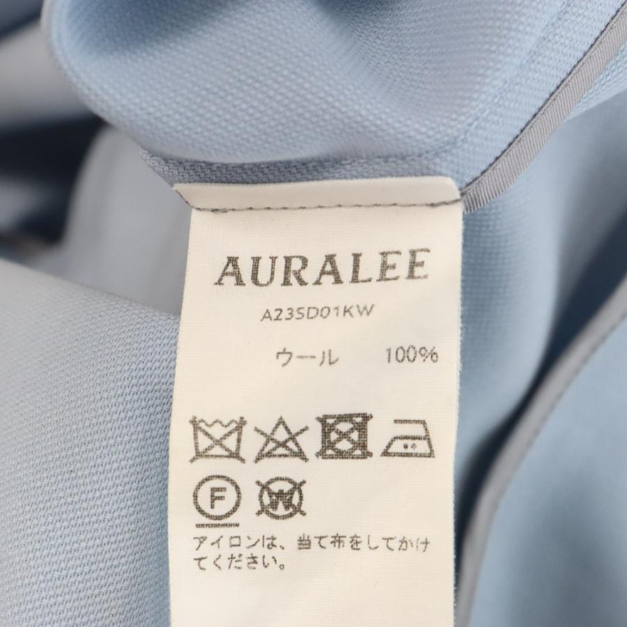 AURALEE オーラリー 23SS HARD TWIST WOOL DOBBY DRESS ハードツイスト  