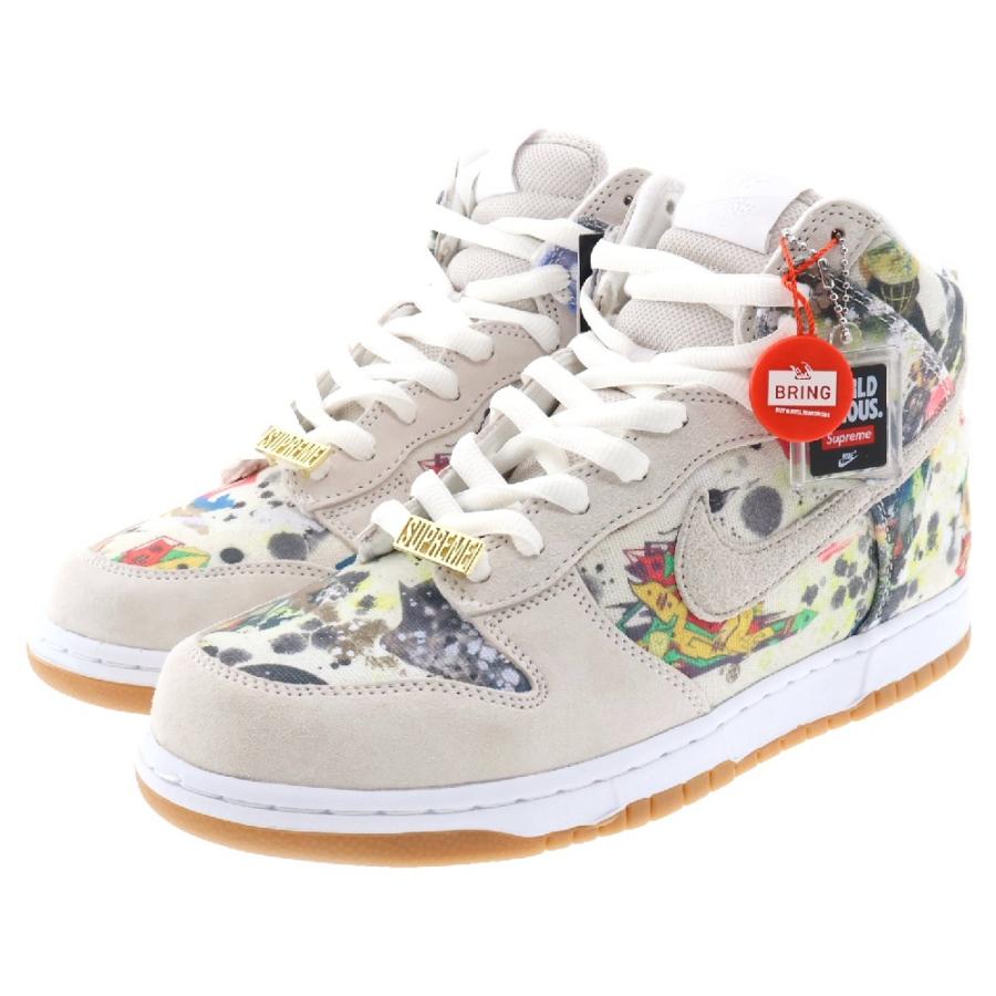 Nike SB NIKE ナイキエスビー ×SUPREME DUNK HIGH OG QS ダンク 