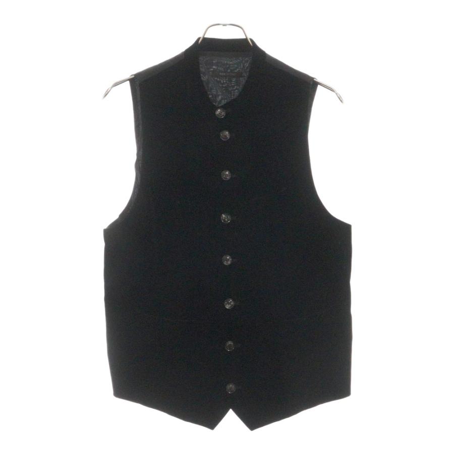 GIORGIO ARMANI ジョルジオアルマーニ ベロア 切り替え マルチボタン