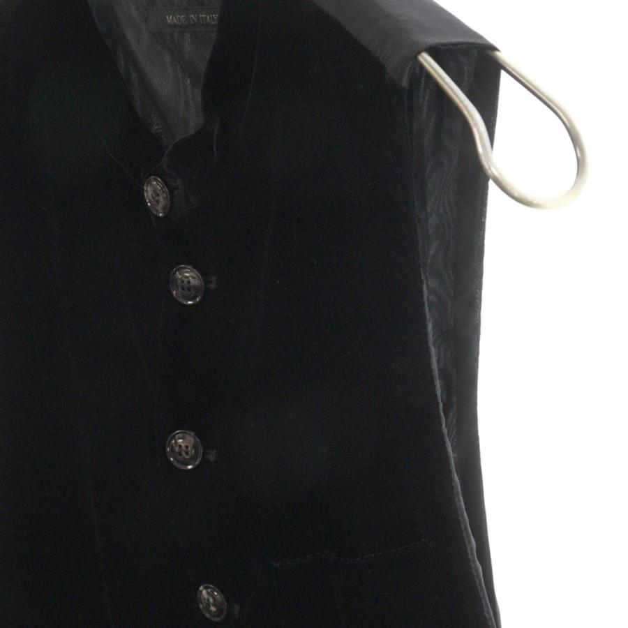 GIORGIO ARMANI ジョルジオアルマーニ ベロア 切り替え マルチボタン