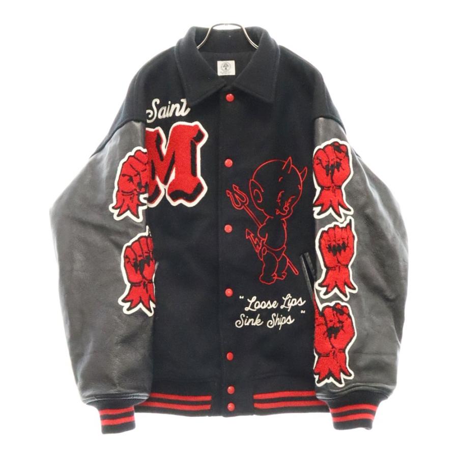 SAINT MICHAEL セントマイケル 22AW VARSITY JKT DEVIL デビル SAINT MICHAEL セントマイケル 22AW VARSITY JKT DEVIL デビル