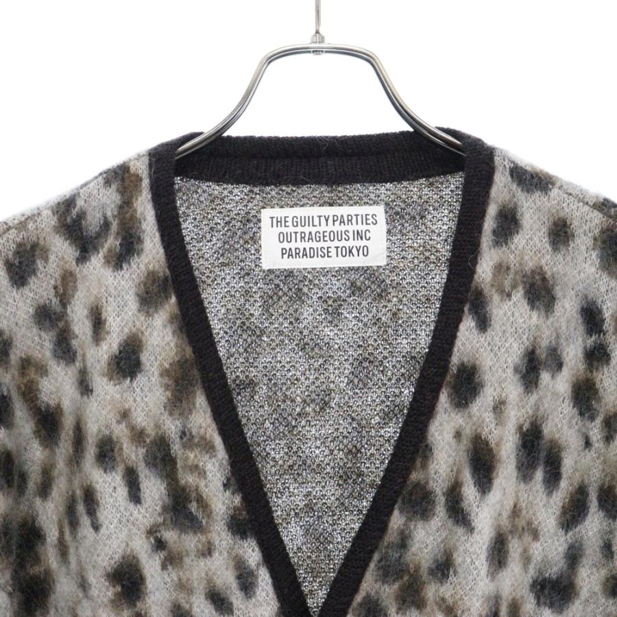 WACKO MARIA ワコマリア 23AW LEOPARD MOHAIR KNIT CARDIGAN WACKO MARIA ワコマリア 23AW LEOPARD MOHAIR KNIT CARDIGAN