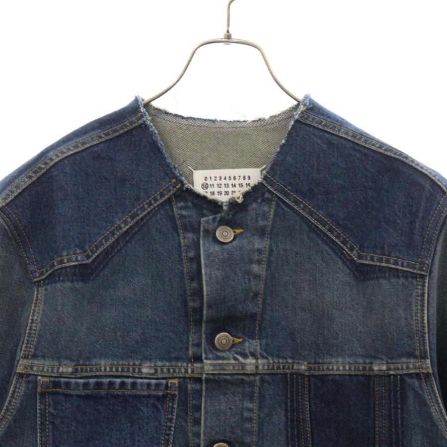 Maison Margiela 10 メゾン マルジェラ デニム切り替え ノーカラー 