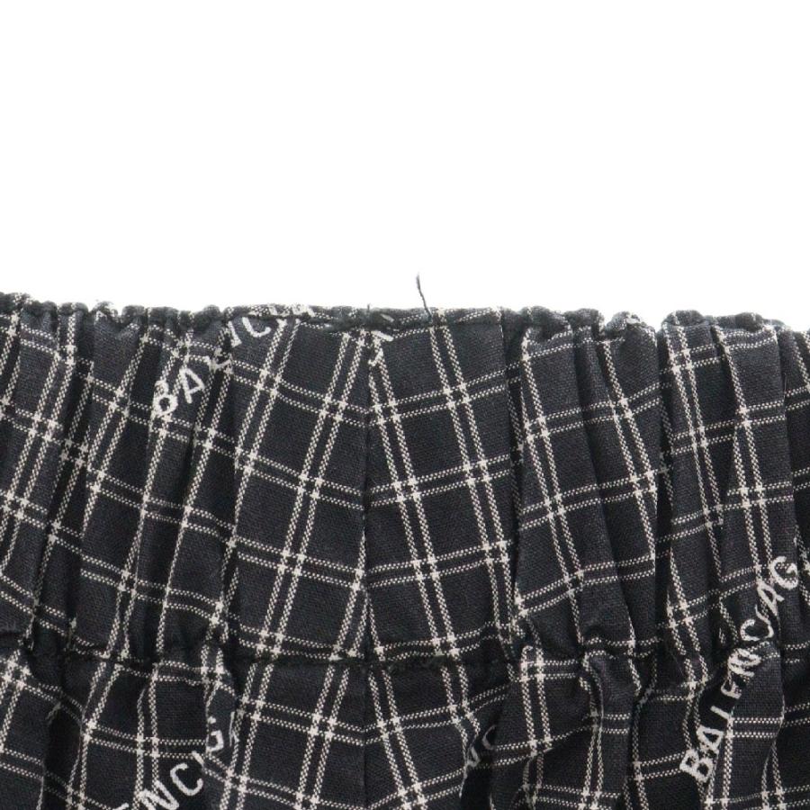 BALENCIAGA バレンシアガ チェックロゴ総柄 オーバーサイズ BALENCIAGA バレンシアガ チェックロゴ総柄 オーバーサイズ