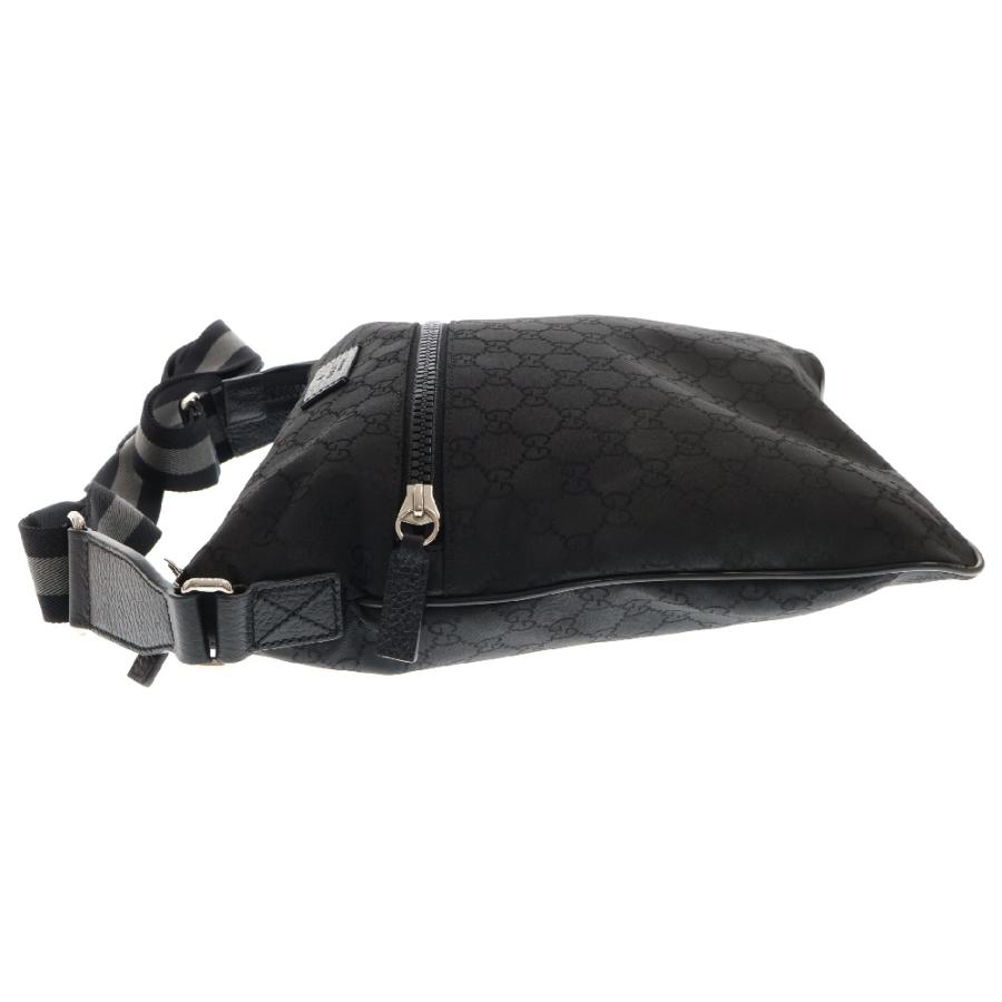 GUCCI（グッチ） GGキャンバス ショルダーバッグ サコッシュ ブラック