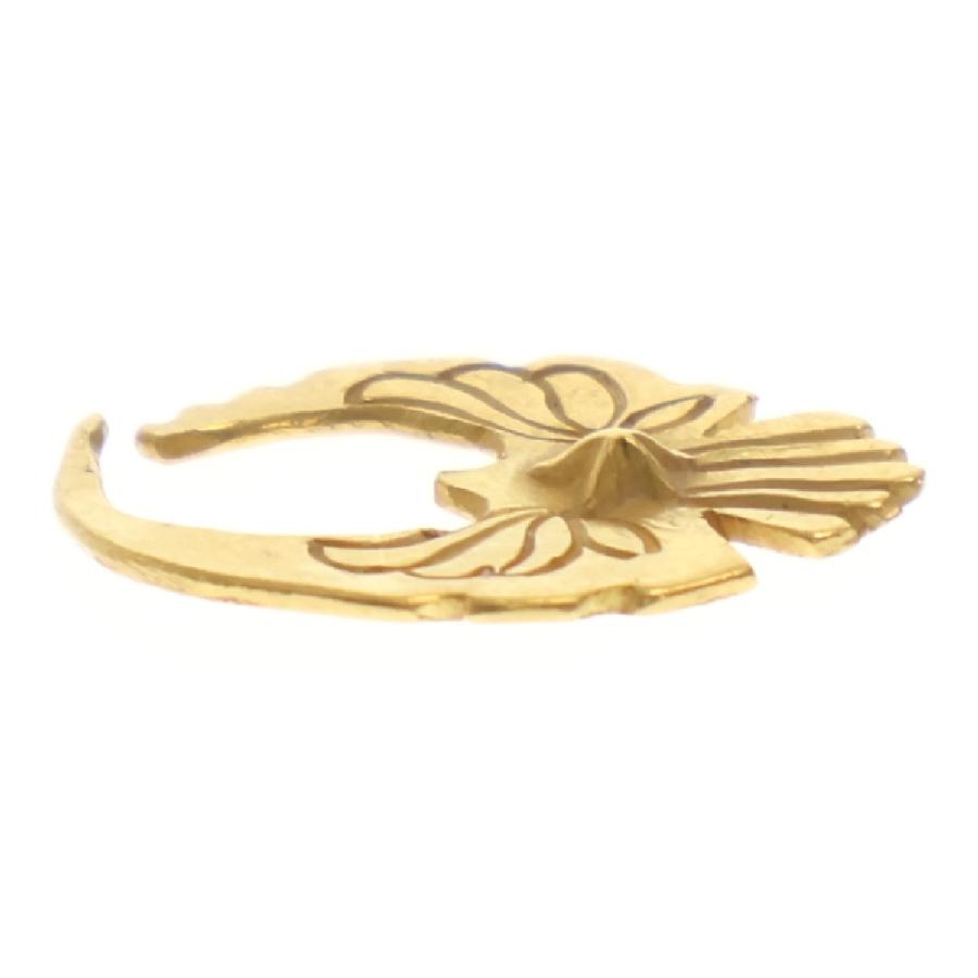 ビンゴブラザーズ 24K 全金ピアス 星×月桂樹 右耳 ゴールド ビンゴブラザーズ 24K 全金ピアス 星×月桂樹 右耳 ゴールド