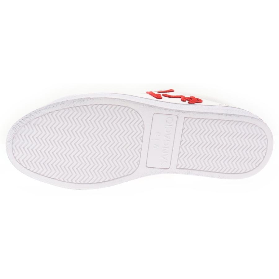 Sangacio サンガッチョ ×JEAN MICHEL BASQUIAT SG8 WHITE/RED ジャン