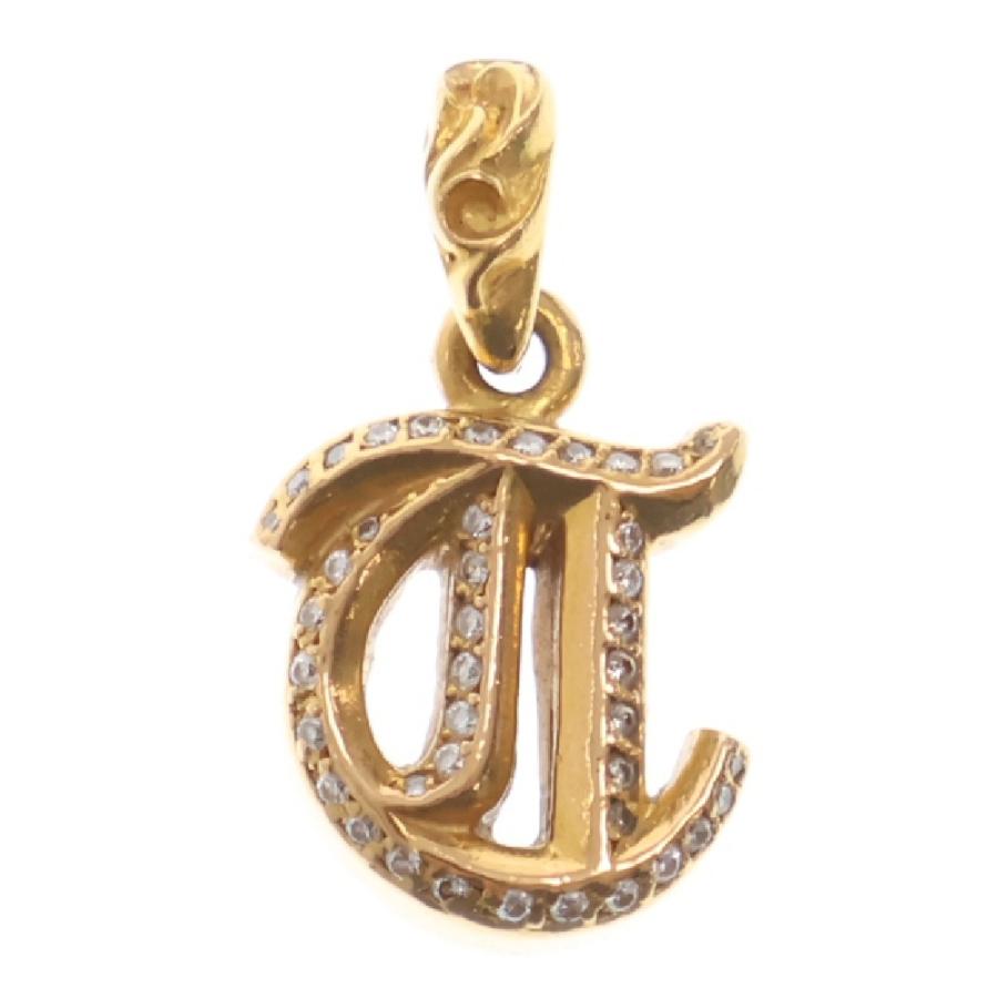CHROME HEARTS クロムハーツ 22K ALPHABET CHARM P D CHROME HEARTS クロムハーツ 22K ALPHABET CHARM P D