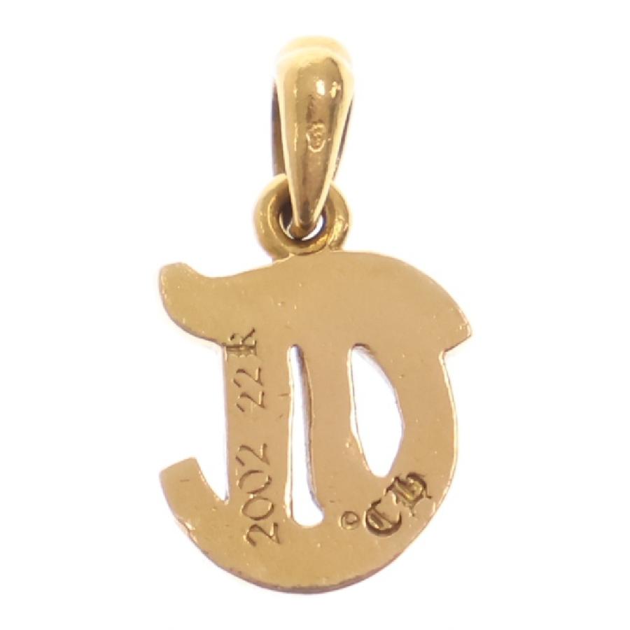 クロムハーツ CHROME HEARTS イニシャルチャーム　J クロムハーツアフターダイヤ | 22K イニシャルチャーム J MINI