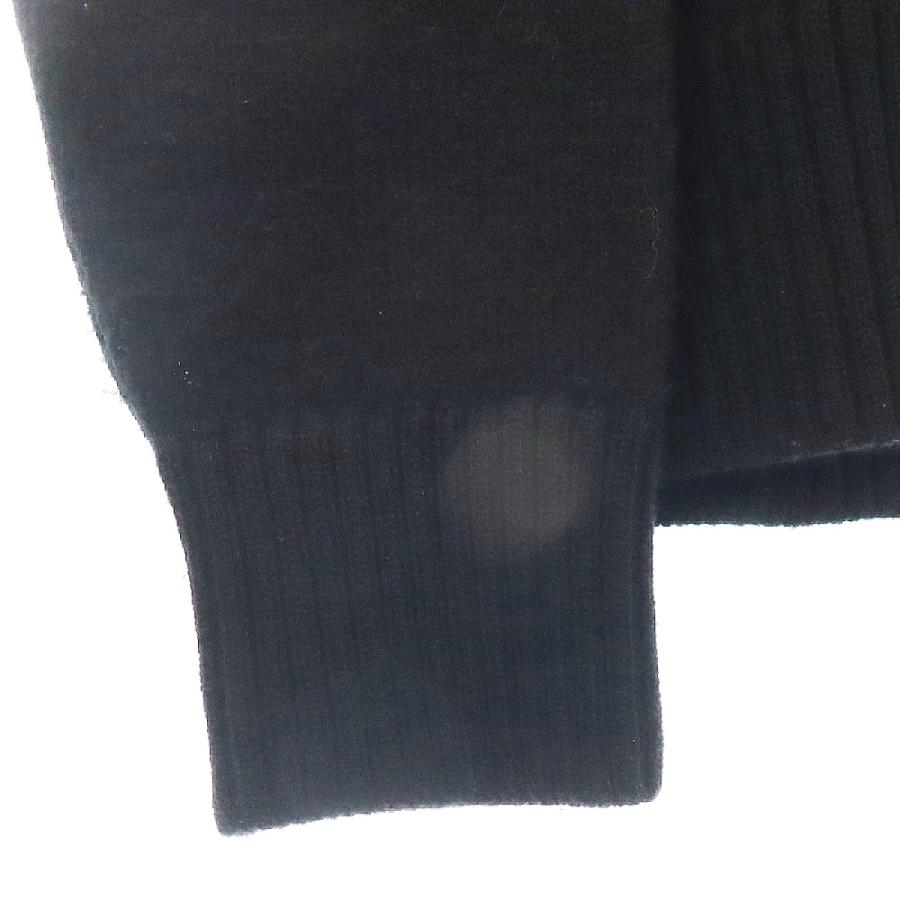 AMI DE COEUR CREW NECK SWEATER ハートAロゴ クルーネック ニットセーター ブラック/レッド 【アイスクリーム】 UKS002.018