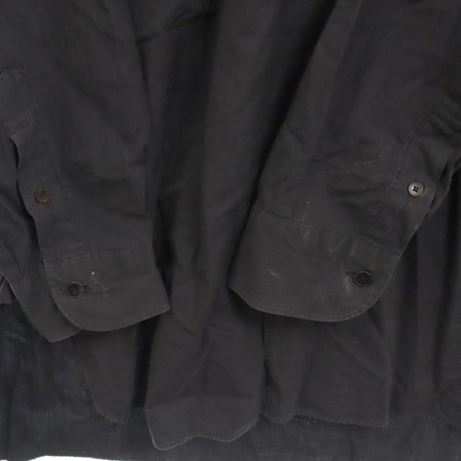 COMOLI コモリ 21SS BAND COLLAR SHIRT バンド カラー コットン 長袖