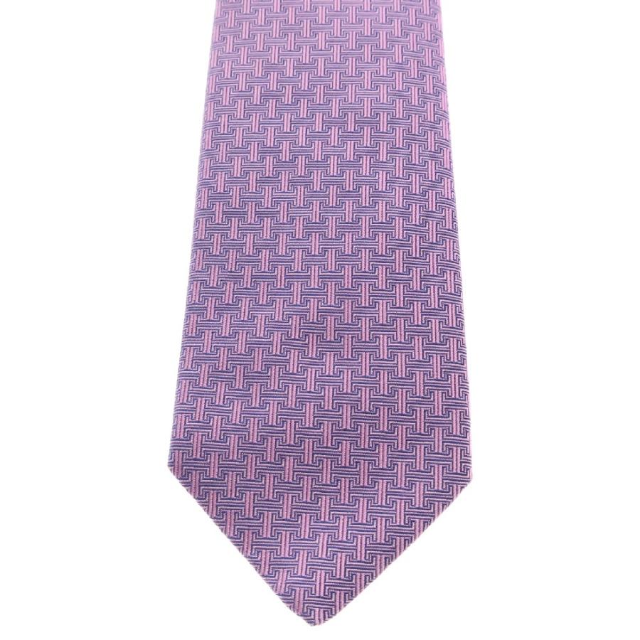 HERMES（エルメス） SILK TIE シルクツイルタイ ネクタイ ピンク