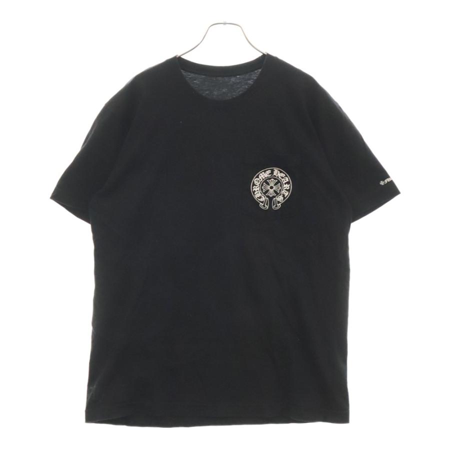 CHROME HEARTS クロムハーツ CH T-SHRT ホースシュープリント CHROME HEARTS クロムハーツ CH T-SHRT ホースシュープリント