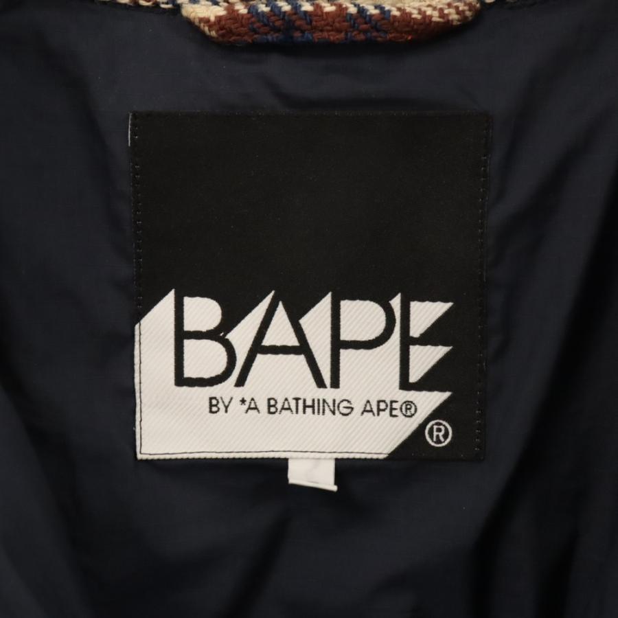 A BATHING APE アベイシングエイプ ラブジェネ チェック総柄 A BATHING APE アベイシングエイプ ラブジェネ チェック総柄