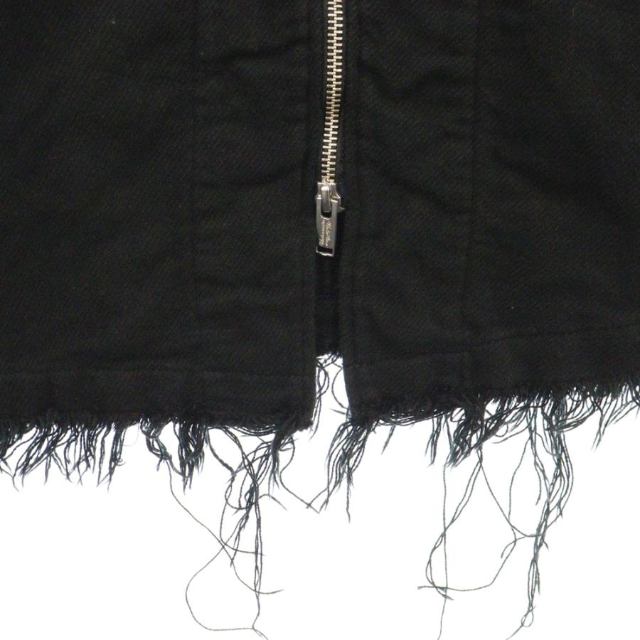UNDERCOVER アンダーカバー 裾タチキリ ダメージ加工 カットオフ UNDERCOVER アンダーカバー 裾タチキリ ダメージ加工 カットオフ