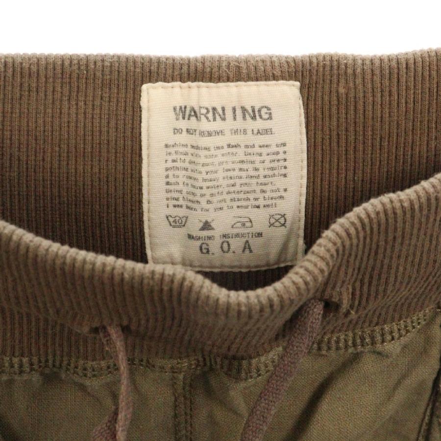 goa（ゴア） Parachute Cargo Pants リネン混パラシュートカーゴパンツ