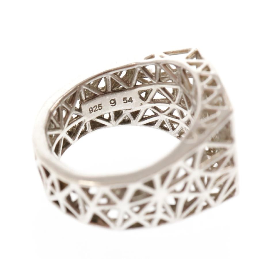 TOMWOOD トムウッド MESH RING ストーン付 メッシュリング TOMWOOD トムウッド MESH RING ストーン付 メッシュリング