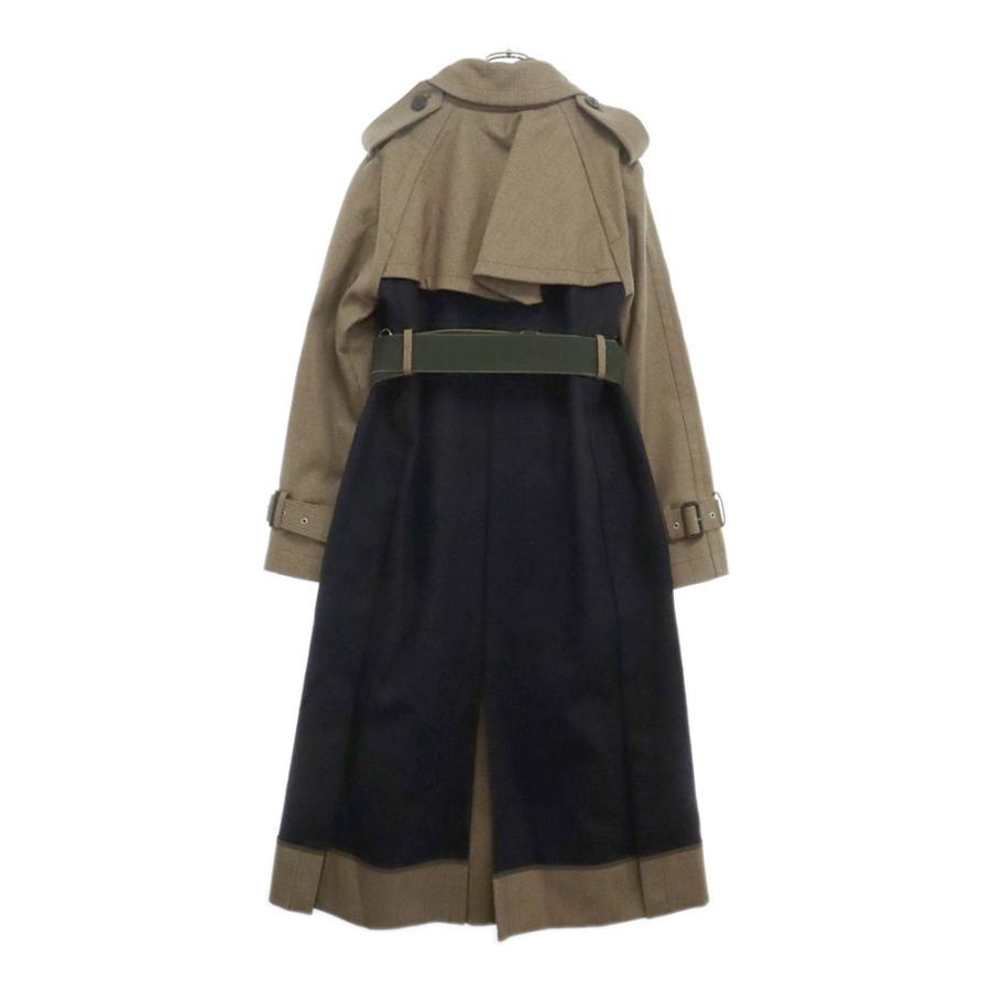sacai Sacai サカイ 22AW チェック ボンディング ロング コート sacai Sacai サカイ 22AW チェック ボンディング ロング コート