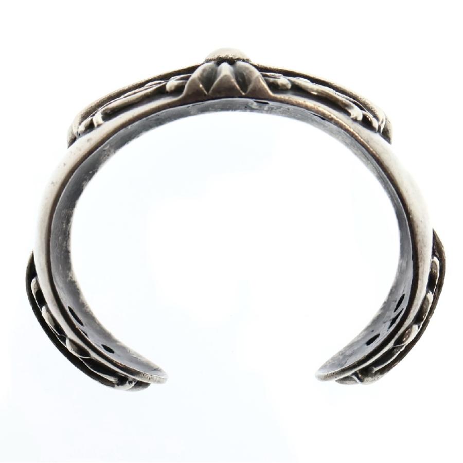 CHROME HEARTS クロムハーツ FLRL CRS CUFF オールド フローラル CHROME HEARTS クロムハーツ FLRL CRS CUFF オールド フローラル
