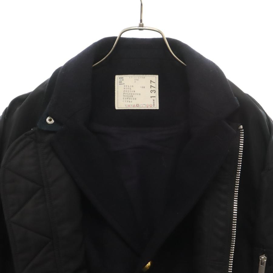 sacai Sacai サカイ 17SS Melton Blouson Layered メルトン sacai Sacai サカイ 17SS Melton Blouson Layered メルトン