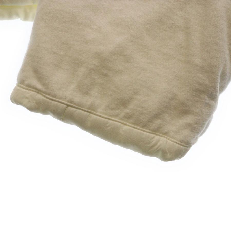 JIL SANDER ジルサンダー シルク混 中綿 ジップアップスウェットパーカー フーディー アイボリー JSMU707006 JIL SANDER（ジルサンダー） シルク混 中綿 ジップアップスウェット