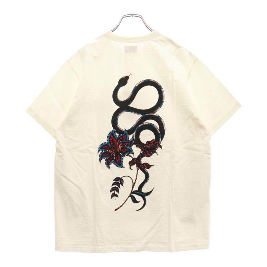 CALEE（キャリー） 24SS×MIHO MURAKAMI BINDER NECK SNAKE VINTAGE TEE