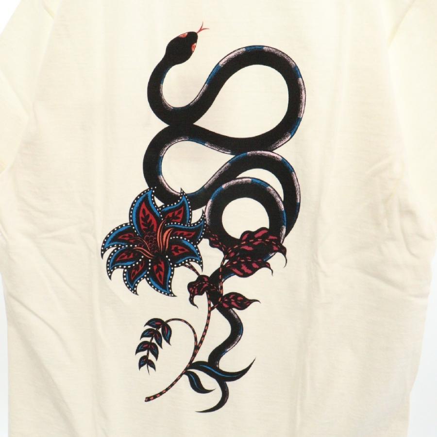 CALEE（キャリー） 24SS×MIHO MURAKAMI BINDER NECK SNAKE VINTAGE TEE
