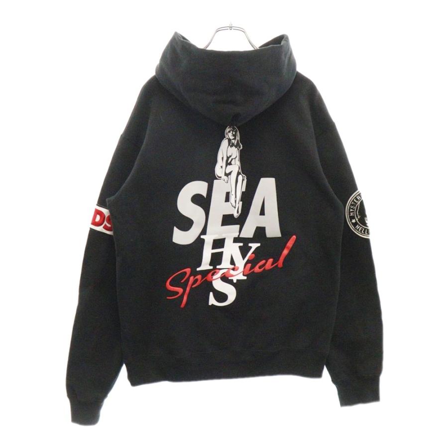 ヒステリックグラマー 20AW × WIND AND SEA ウィンダンシー ロゴパッチ 