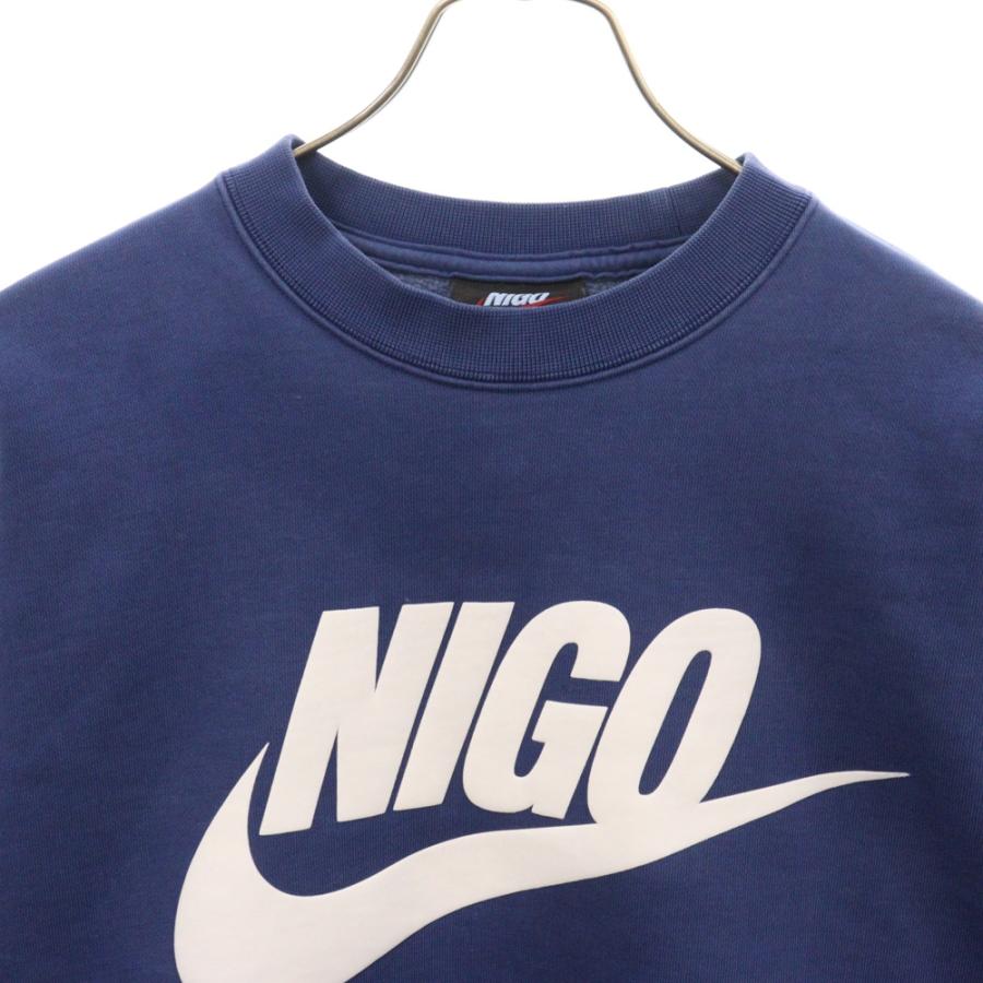 NIKE（ナイキ） ×NIGO NRG CREW FLC ニゴー プリント クルーネック