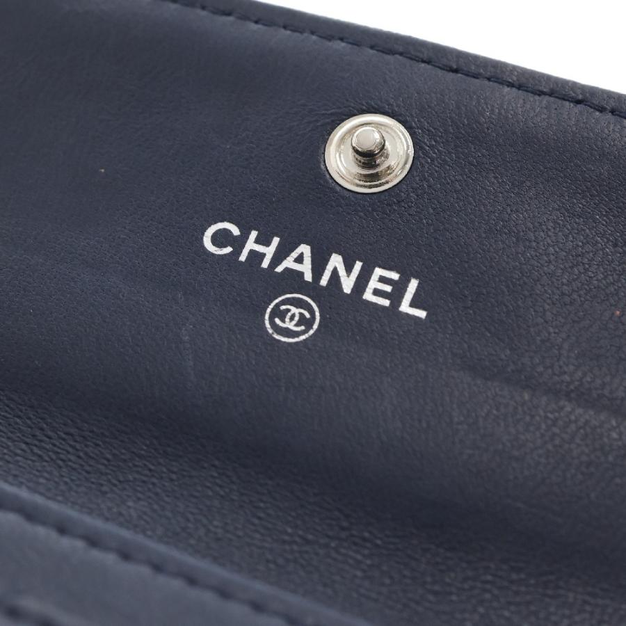 CHANEL（シャネル） マトラッセ ラムスキン シルバー金具 カードケース