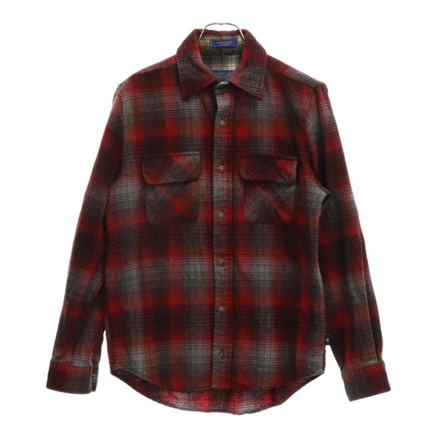 【o】美品 Stussy × Pendleton ウールチェックシャツ STUSSY（ステューシー） PENDLETON ペンドルトン別注 ウール チェック