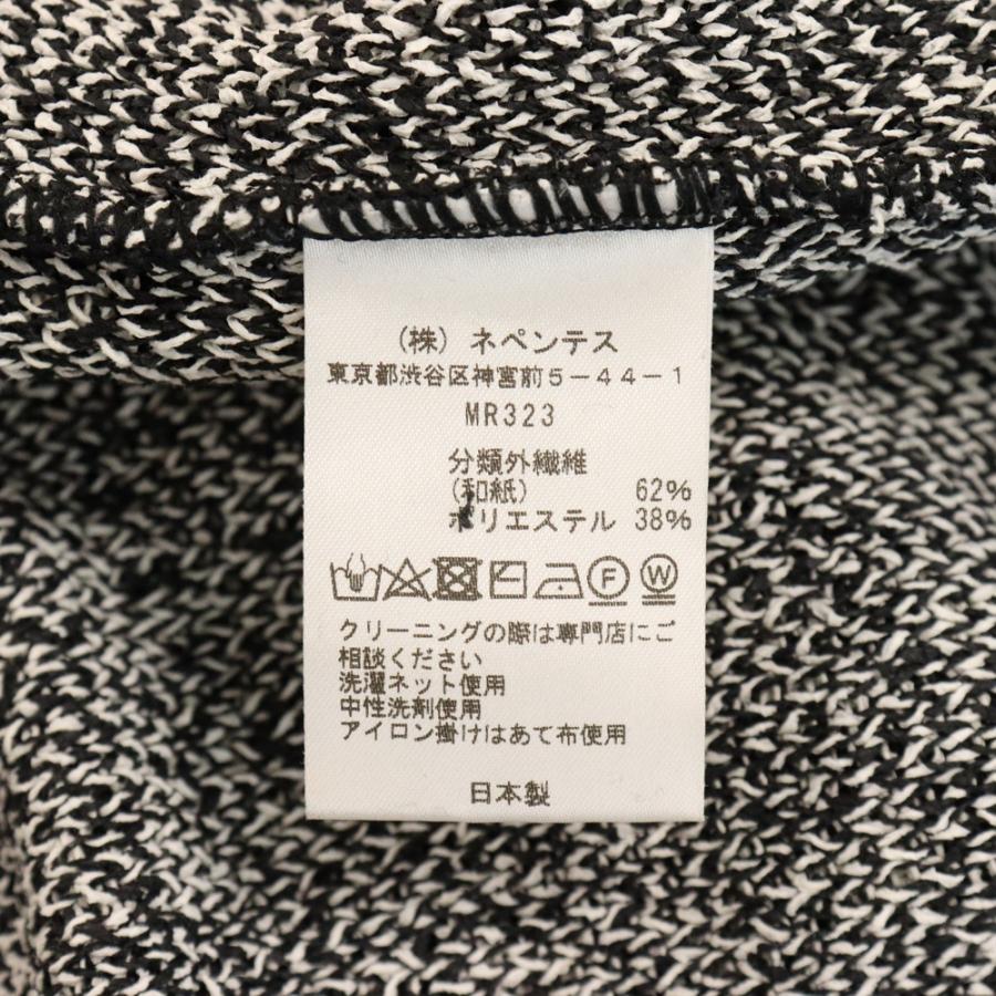 Needles（ニードルス） Polo Sweater Houndstooth ハーフボタン 和紙
