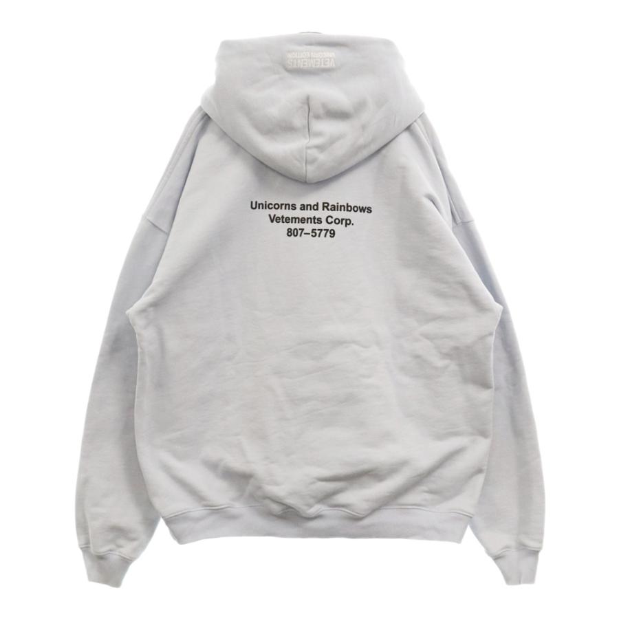 VETEMENTS ヴェトモン 21SS Blue Magic Unicorn Hoodie マジック 