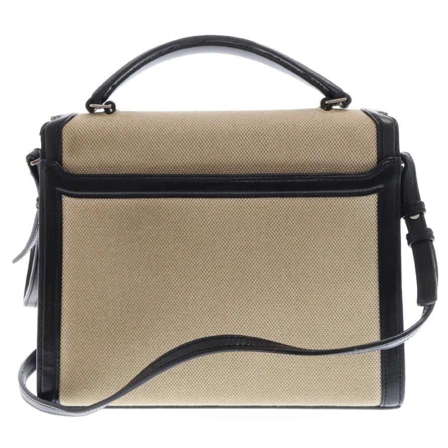SAINT LAURENT PARIS サンローランパリ カサンドラ ミディアム キャンバス 2WAY ハンドバッグ ショルダーバッグ ベージュ/ブラック レディース MAL578000 サンローランパリ カサンドラ ミディアム キャンバス 2WAY
