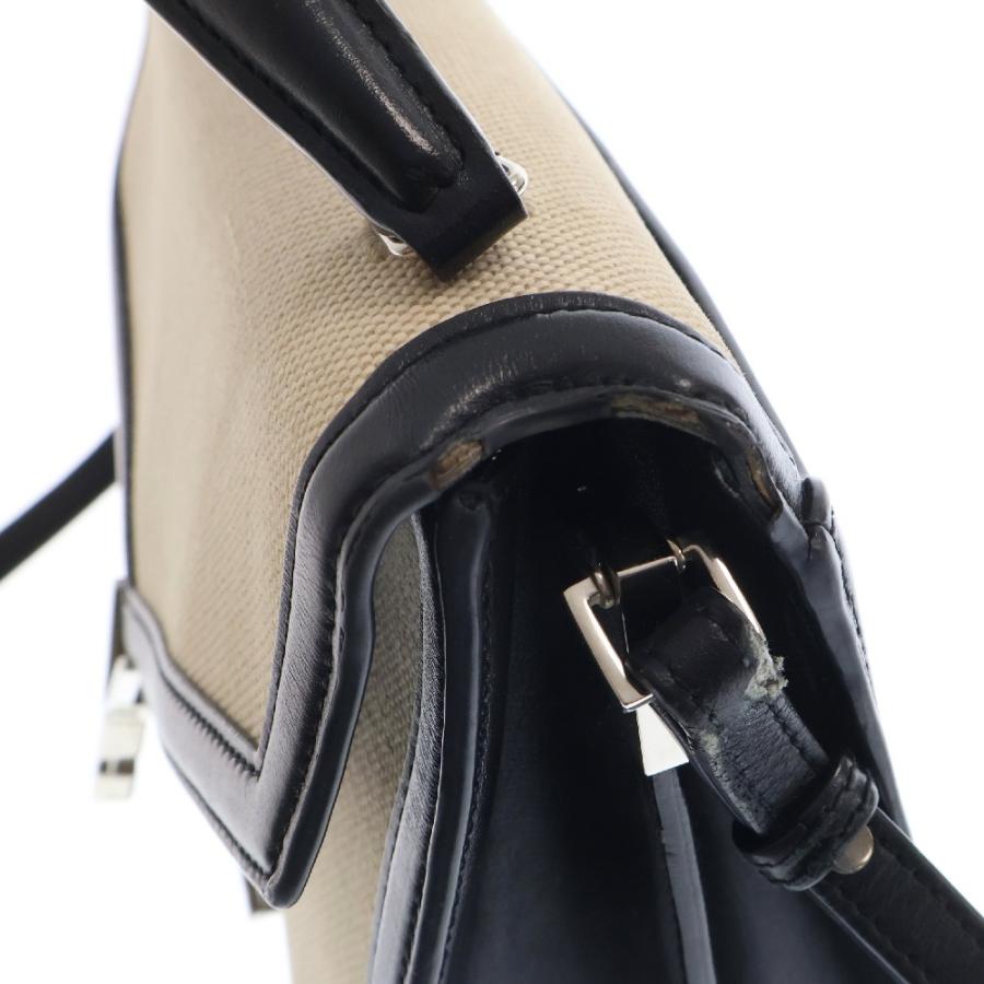 SAINT LAURENT PARIS サンローランパリ カサンドラ ミディアム キャンバス 2WAY ハンドバッグ ショルダーバッグ ベージュ/ブラック レディース MAL578000 SAINT LAURENT - SAINT LAURENT PARIS サンローランパリ カサンドラ