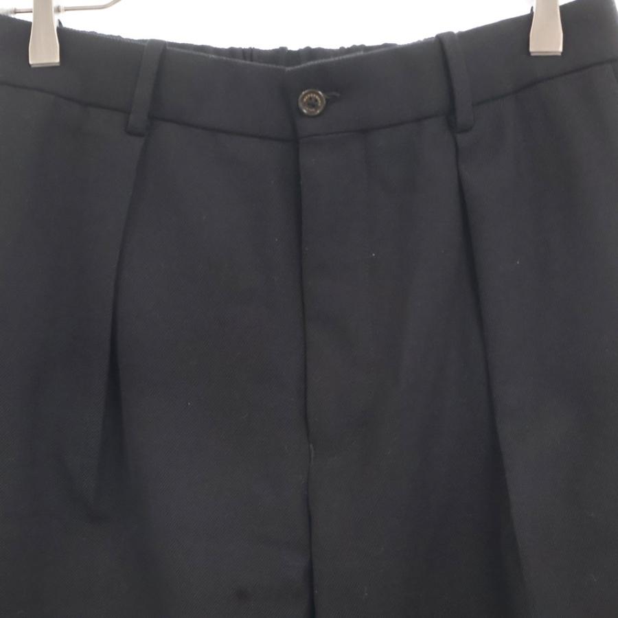 MARKAWARE マーカウェア 20AW PLEATED FRONT PEGTOP ペグトップ ワンタック スラックスパンツ ブラック A20C-03PT01C markaware（マーカウェア） 20AW PLEATED FRONT PEGTOP ペグトップ