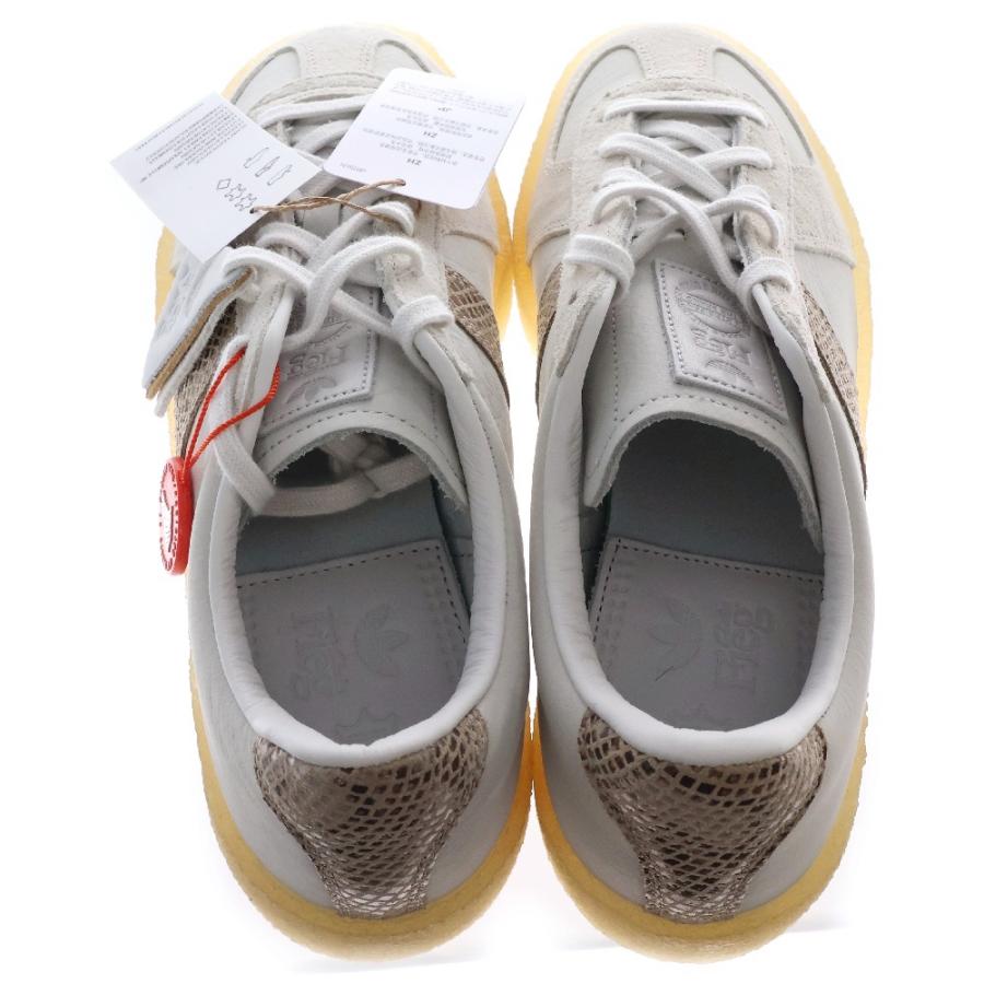 adidas スネークスキン風シューズ グレー/イエロー adidas（アディダス） アディダス×KITH Ronnie Fieg×Clarks adidas