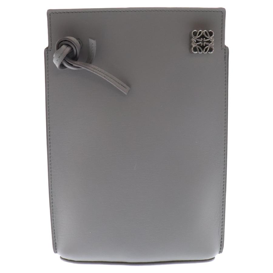 ロエベ　LOEWE ダイスポケット（クラシックカーフ） グレー ロエベ LOEWE ダイスポケット（クラシックカーフ） グレー 【公式通販】