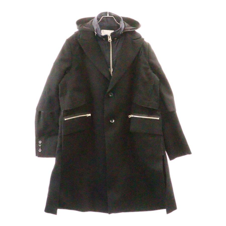 SACAI wool melton coat サイズ3 sacai - Wool Melton Coat : UNDERPASS・・・Having fun!!!