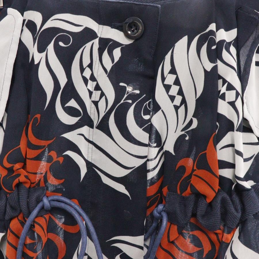 sacai Sacai サカイ カリグラフィープリント フレア レイヤード  