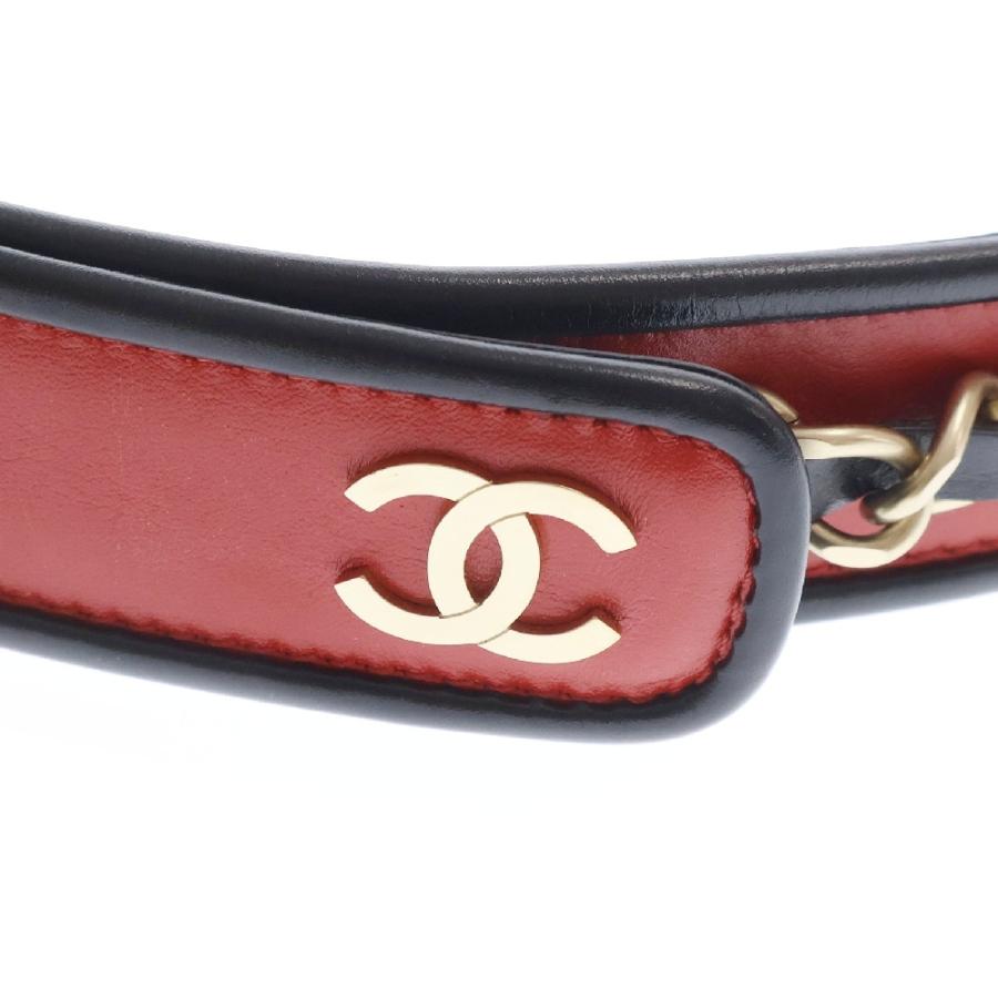 CHANEL（シャネル） チェーンドッキング ミニココマーク レザーベルト 
