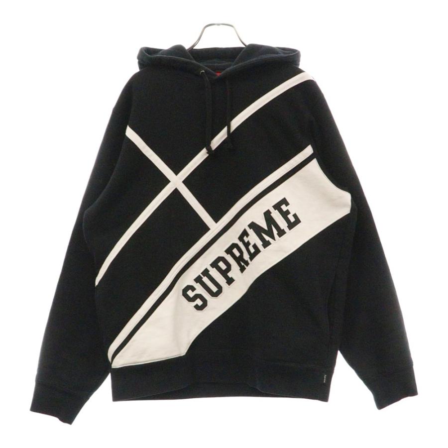Supreme SUPREME シュプリーム 18SS Diagonal Hooded Sweatshirt 